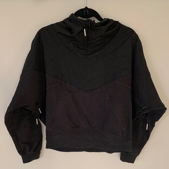 ADIDAS BLACK HOODIE WOMENS - Picture 1 of 6